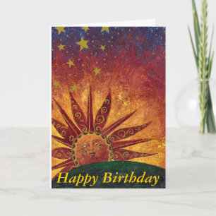 Carte Sunshine Joyeux Anniversaire