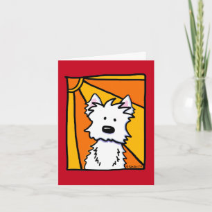Carte Sunshine KiniArt Westie