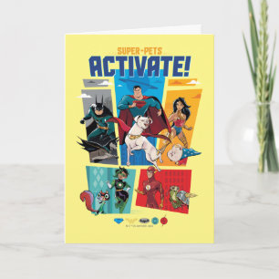 Carte Super-Animaux & Justice League - Activez !