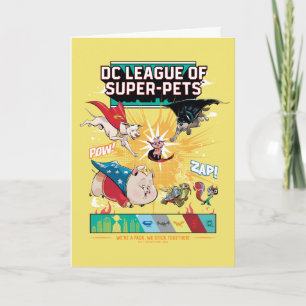 Carte Super-Animaux : Nous sommes un pack, nous collons 