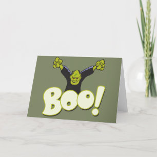 Carte Super héros de Frankie - monstre Halloween de