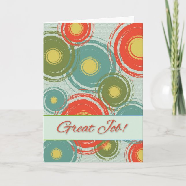 Carte Super job, Contemporary Félicitations Card (Devant)