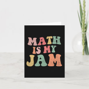 Carte Super Math est ma confiture le premier jour de ret
