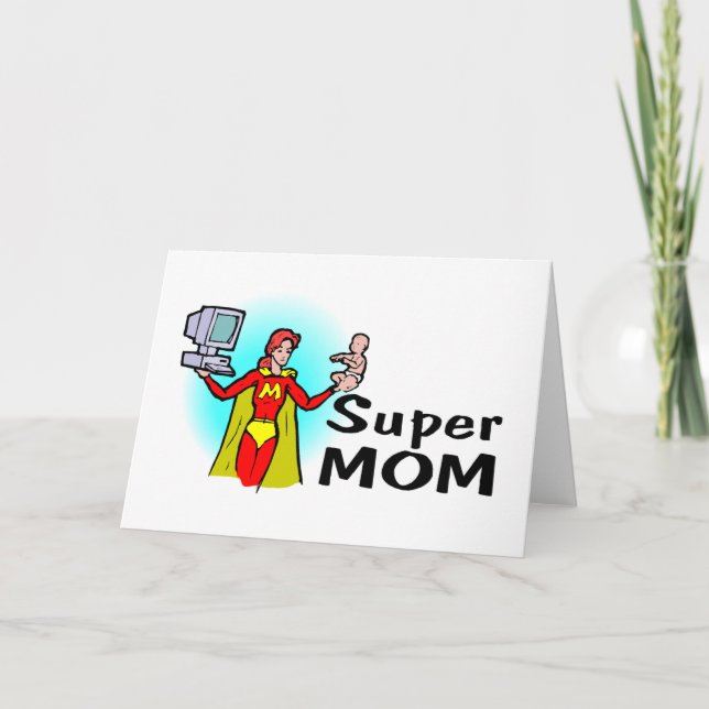 Carte Super Mom (Entreprise) (Devant)