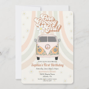 Carte Super premier anniversaire, les années 70 rétro th