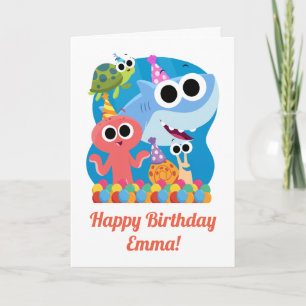 Carte Super simple   Finny Shark Confetti Anniversaire