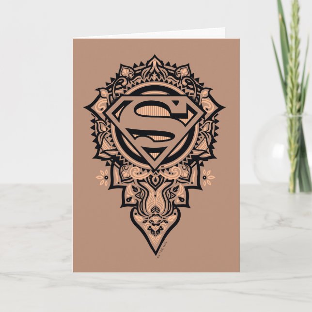 Carte Supergirl Mandala Graphic (Devant)