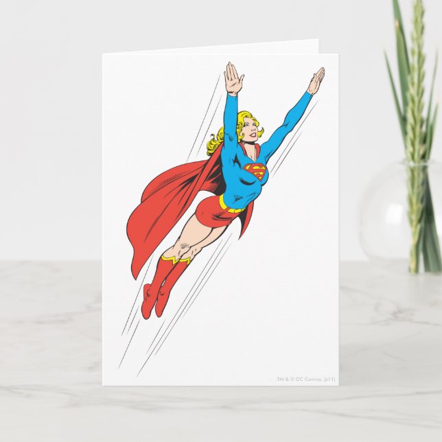 Carte Supergirl s'enfonce haut (Devant)