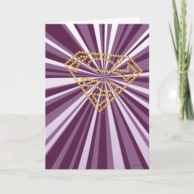 Carte Supergirl Studded S-Shield (Devant)