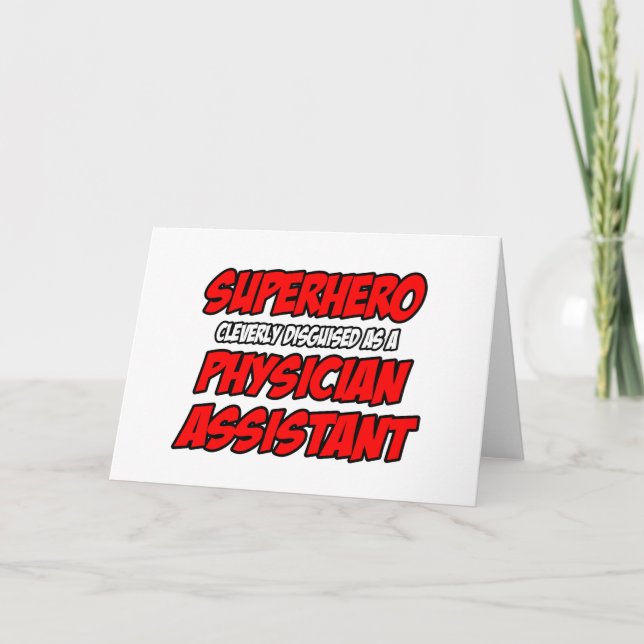 Carte Superhero...Assistant de médecin (Devant)