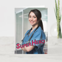 Superhero Photo Nurse Appréciation Merci