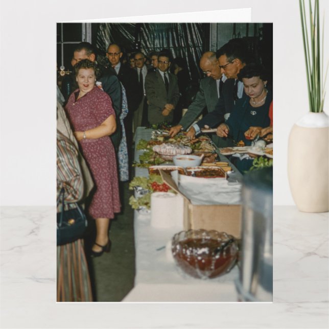 CARTE SUPÉRIEURE VINTAGE D'ANNIVERSAIRE FUNNY POTL (Devant)