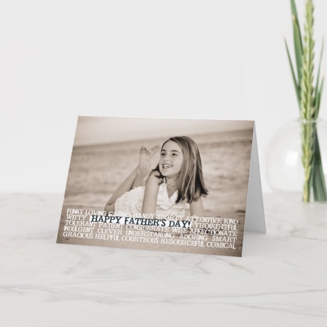 Carte Superlatifs heureux de fête des pères (Devant)