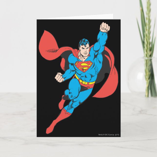 Carte Superman Poing droit levé (Devant)