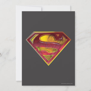 Carte Superman S-Shield   Logo de réflexion