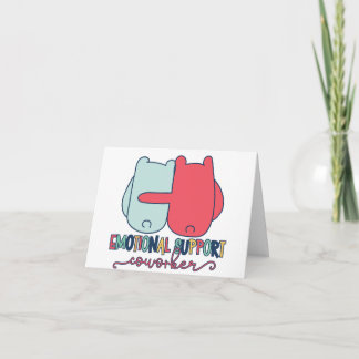 Carte Support Émotionnel personnalisé Travail Bestie Our