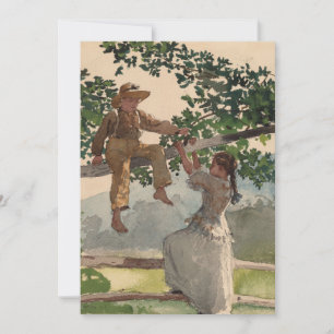 Carte Sur la clôture   Winslow Homer