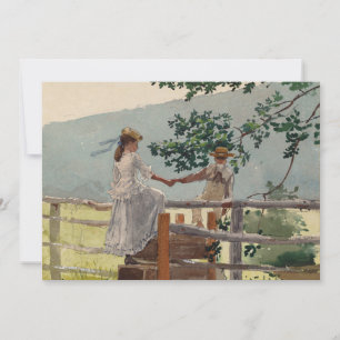 Carte Sur la dalle   Winslow Homer