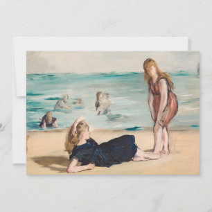 Carte Sur la plage   Édouard Manet