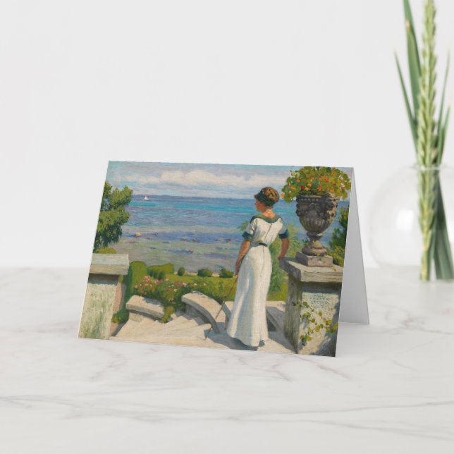 Carte Sur la terrasse | Paul Fischer (Devant)