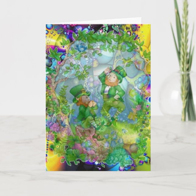 Carte Sur l'arc en ciel par Janiece Senn (Devant)