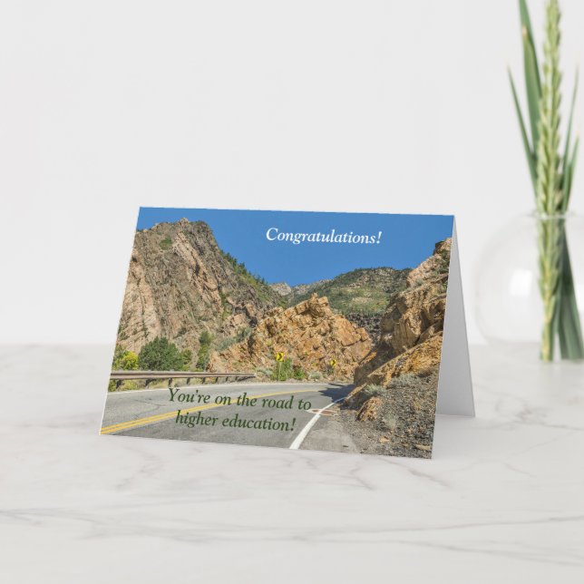 Carte Sur le chemin de l'enseignement supérieur ; direct (Devant)