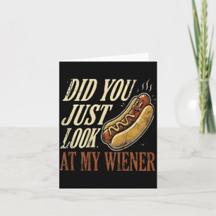 Carte Sur le dos, il a regardé mon wiener Amoureux de ho