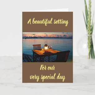 CARTE SUR ***NOTRE ANNIVERSAIRE*** UN BEAU CADRE/AMOUR