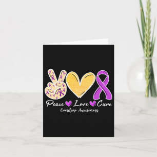 Carte Surdosage Sensibilisation Paix Amour Ruban Cœur Fa