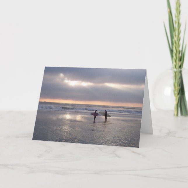 Carte Surf de matin (Devant)