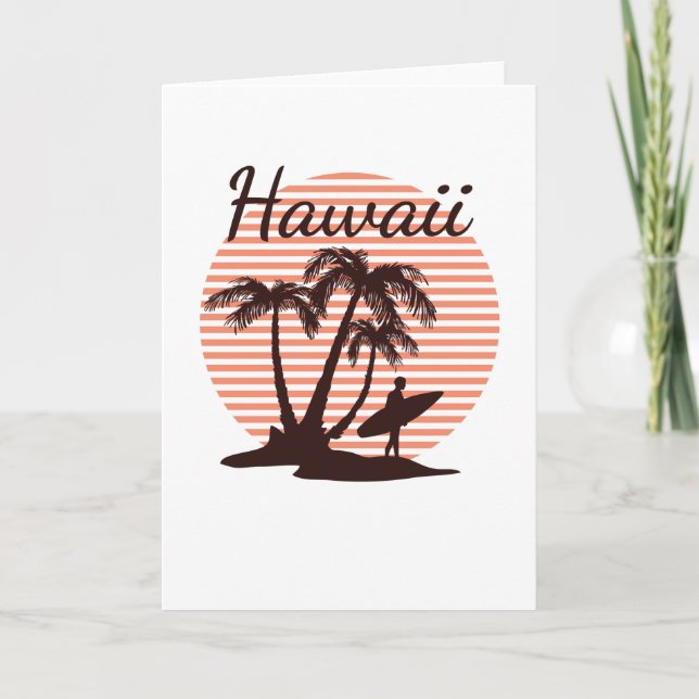 Carte Surf d'Hawaï (Devant)
