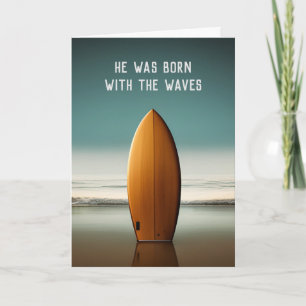 Carte Surfer Sur Ocean Beach Pour La Sympathie
