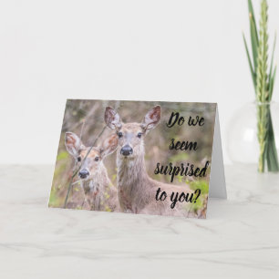 CARTE SURPRIS ? NOUS LE SOMMES ! VOUS ÊTES ***40***