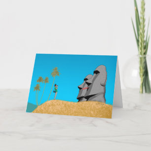 Carte Surprise sur Rapa Nui - Anniversaire