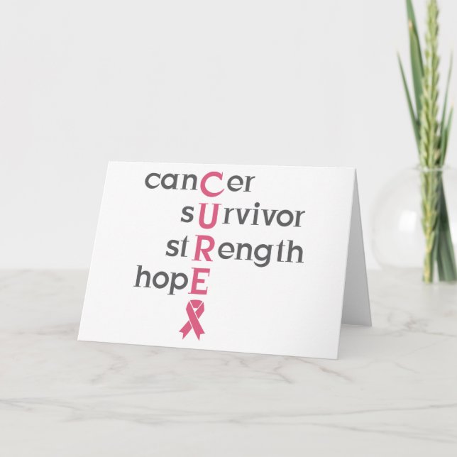 Carte Survivant du cancer (Devant)