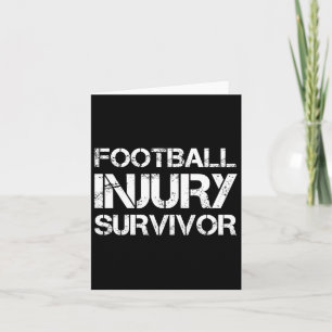 Carte Survivant d'une blessure de football 