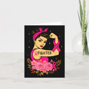 Carte Survivante du cancer du sein Rosie Riveter Nk Sens
