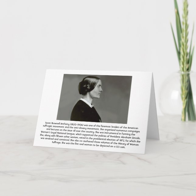 Carte Susan B. Anthony (Devant)