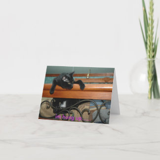 Carte Suspendre Kitty