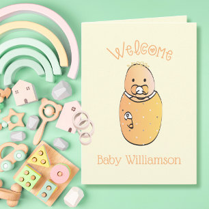 Carte Sweet Genre Neutre Nouveau-né Mignonne Baby shower