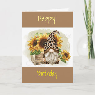 CARTE SWEET GOME DIT "JOLI ANNIVERSAIRE" DE "GNOME"