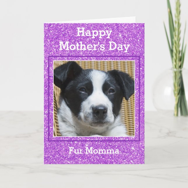 Carte Sweet Mother's Day Girly Parties scintillant Perso (Devant)