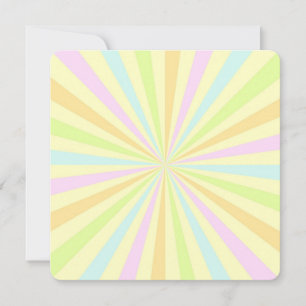 Carte Sweet Pastels Roulette de rotation éclate