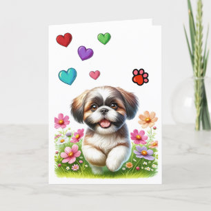 Carte Sweet Pup Love - Voir À L'Intérieur.