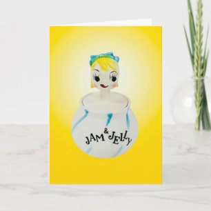 Carte Sweet Smiling Face Jam n Jelly Happy Card