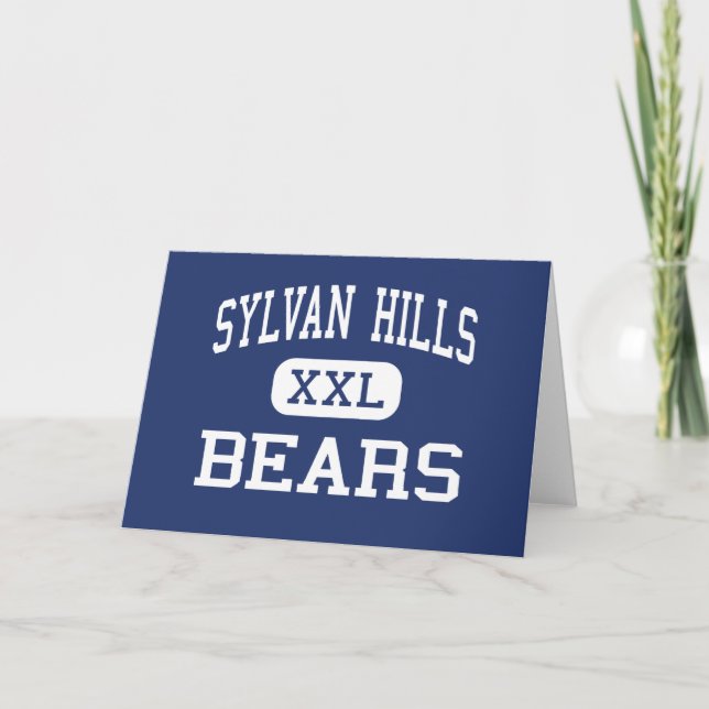 Carte Sylvan Hills - Ours - Haut - Sherwood Arkansas (Devant)