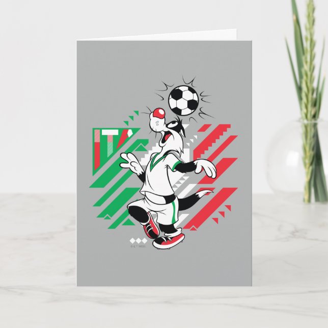 Carte SYLVESTER™ Team Italy Soccer Graphic (Devant)