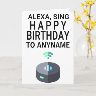 Carte SYMBOLE Alexa Joyeux anniversaire