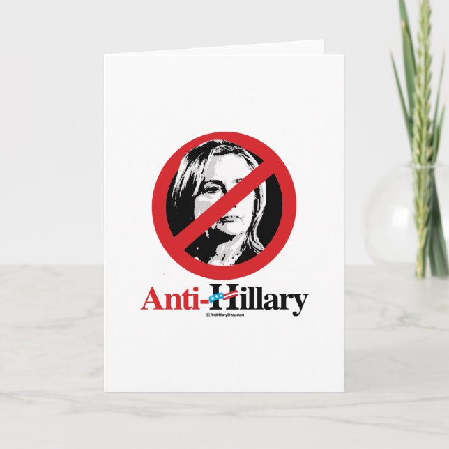 Carte Symbole d'Anti-Hillary (Devant)