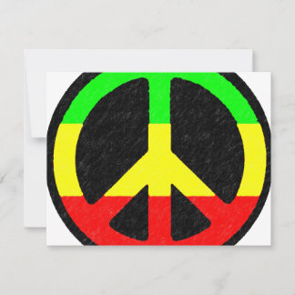Carte SYMBOLE DE LA PAIX DE Rasta